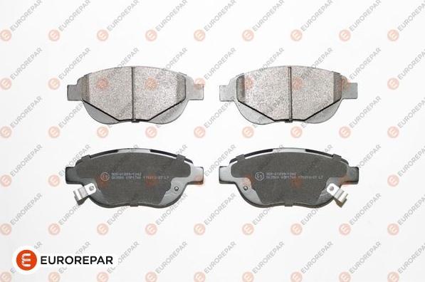 EUROREPAR 1675989480 - Brake Pad Set, disc brake autospares.lv