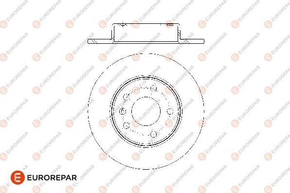 EUROREPAR 1676009480 - Brake Disc autospares.lv