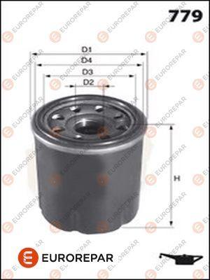 EUROREPAR E149161 - Oil Filter autospares.lv