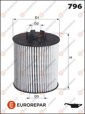 EUROREPAR E149198 - Oil Filter autospares.lv