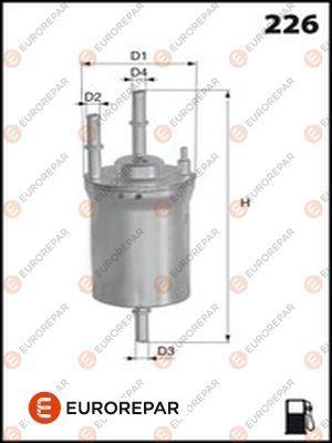 EUROREPAR E145097 - Fuel filter autospares.lv