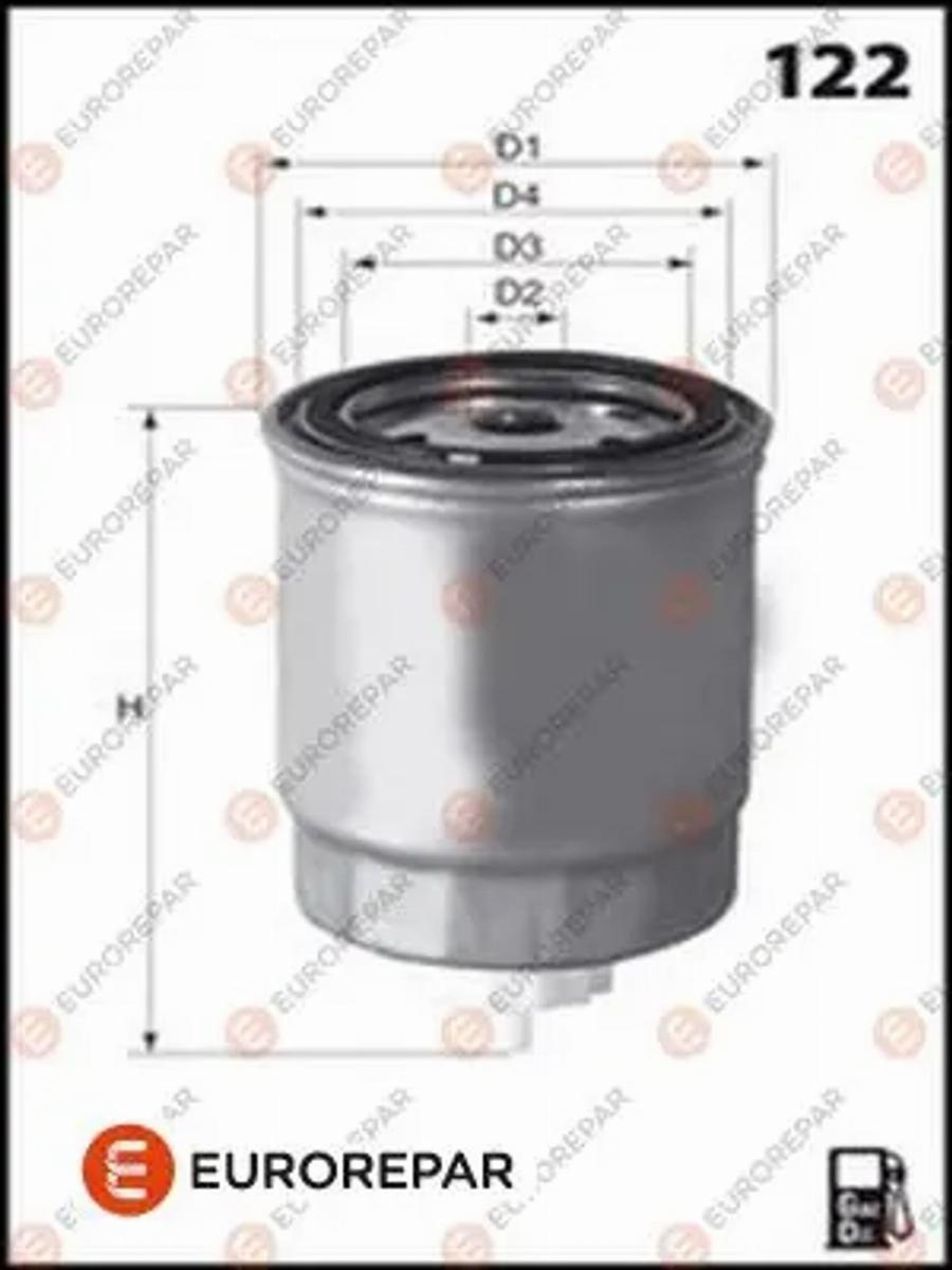 EUROREPAR E148086 - Fuel filter autospares.lv