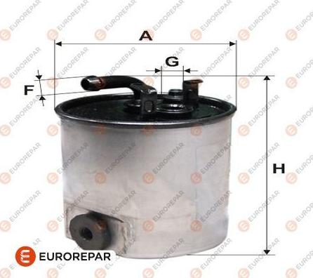 EUROREPAR E148128 - Fuel filter autospares.lv