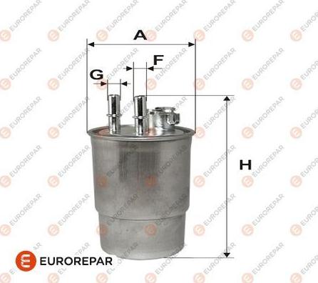 EUROREPAR E148172 - Fuel filter autospares.lv