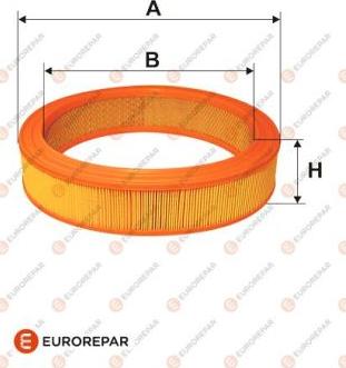 EUROREPAR E147089 - Air Filter, engine autospares.lv