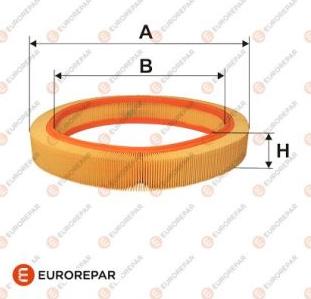 EUROREPAR E147074 - Air Filter, engine autospares.lv