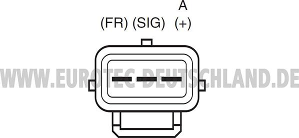 Eurotec 12090458 - Alternator autospares.lv