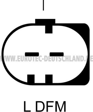Eurotec 12090365 - Alternator autospares.lv
