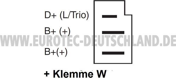 Eurotec 12044590 - Alternator autospares.lv