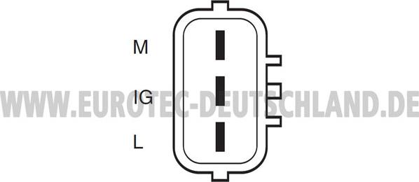 Eurotec 12060804 - Alternator autospares.lv