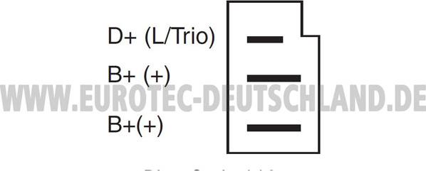 Eurotec 12036930 - Alternator autospares.lv