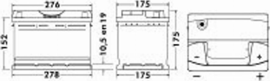 Exide 468 00 - Starter Battery autospares.lv