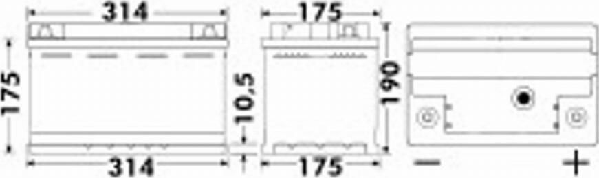 Exide 580 35 - Starter Battery autospares.lv