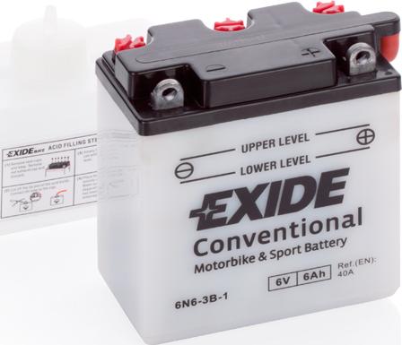 Exide 6N6-3B-1 - Starter Battery autospares.lv