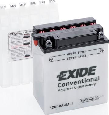 Exide 12N12A-4A-1 - Starter Battery autospares.lv