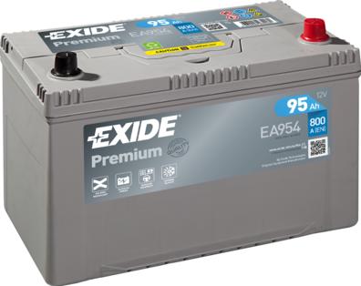 Exide EA954 - Starter Battery autospares.lv