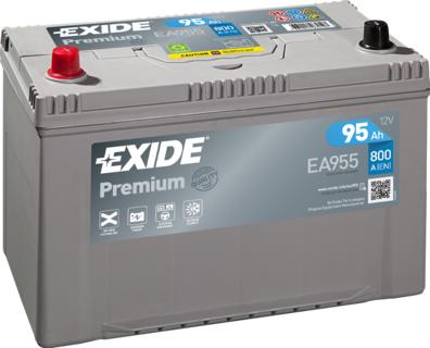 Exide EA955 - Starter Battery autospares.lv