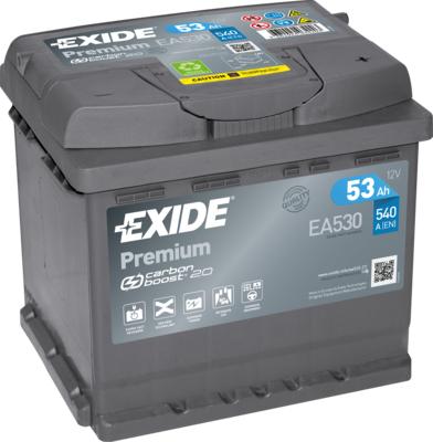 Exide EA530 - Starter Battery autospares.lv