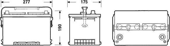 Exide _EA680 - Starter Battery autospares.lv