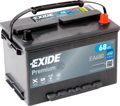 Exide _EA680 - Starter Battery autospares.lv