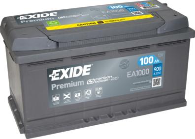 Exide EA1000 - Starter Battery autospares.lv