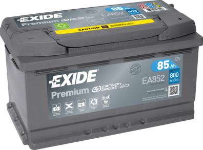 Exide EA852 - Starter Battery autospares.lv