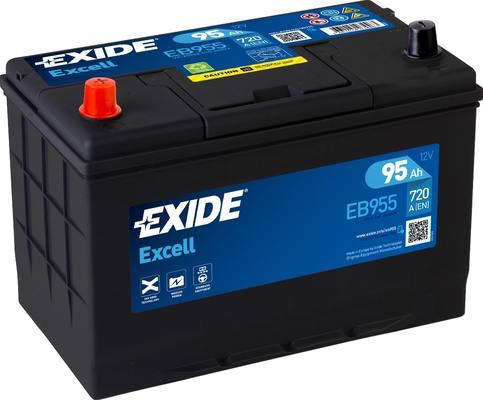 Exide EB955 - Starter Battery autospares.lv