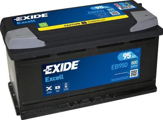 Exide EB950 - Starter Battery autospares.lv