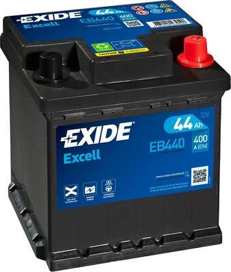 Exide EB440 - Starter Battery autospares.lv