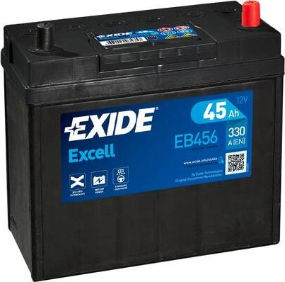 Exide EB456 - Starter Battery autospares.lv