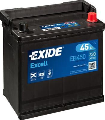 Exide EB450 - Starter Battery autospares.lv