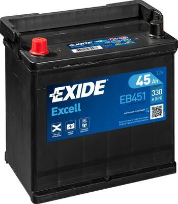 Exide EB451 - Starter Battery autospares.lv