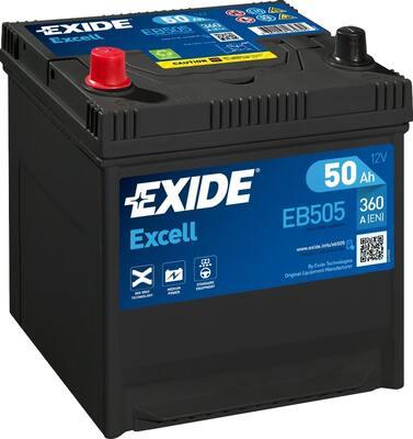 Exide EB505 - Starter Battery autospares.lv