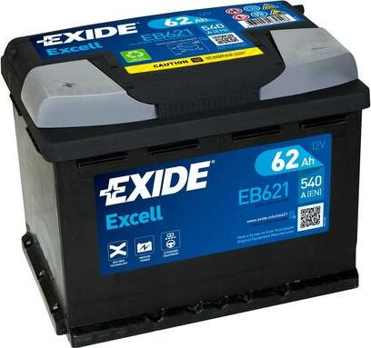 Exide EB621 - Starter Battery autospares.lv