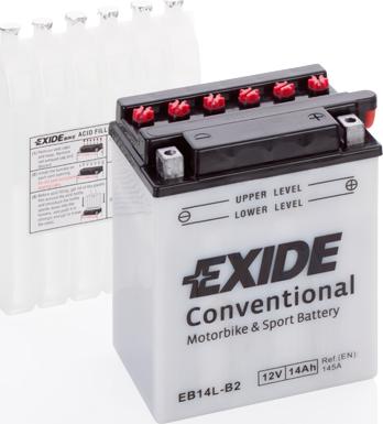 Exide EB14L-B2 - Starter Battery autospares.lv