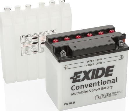 Exide EB16-B - Starter Battery autospares.lv