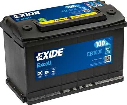 Exide EB1000 - Starter Battery autospares.lv