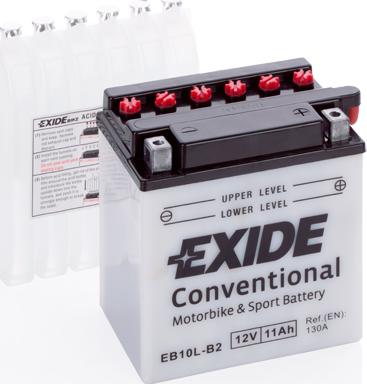 Exide EB10L-B2 - Starter Battery autospares.lv