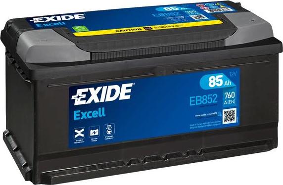 Exide EB852 - Starter Battery autospares.lv