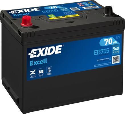 Exide EB705 - Starter Battery autospares.lv