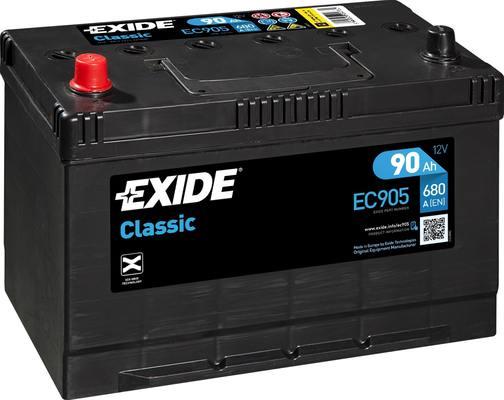 Exide EC905 - Starter Battery autospares.lv