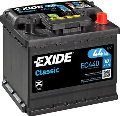 Exide EC440 - Starter Battery autospares.lv
