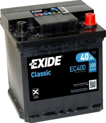 Exide EC400 - Starter Battery autospares.lv