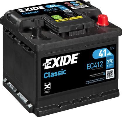 Exide EC412 - Starter Battery autospares.lv
