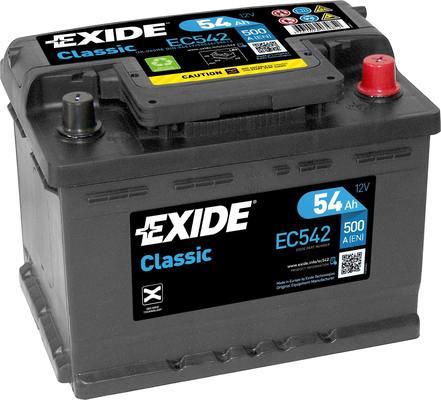 Exide EC542 - Starter Battery autospares.lv