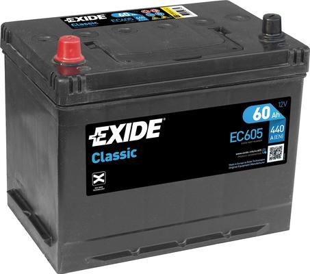 Exide EC605 - Starter Battery autospares.lv