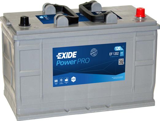 Exide EF1202 - Starter Battery autospares.lv