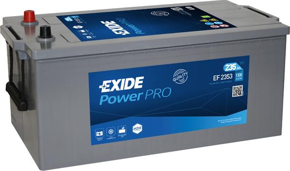 Exide EF2353 - Starter Battery autospares.lv