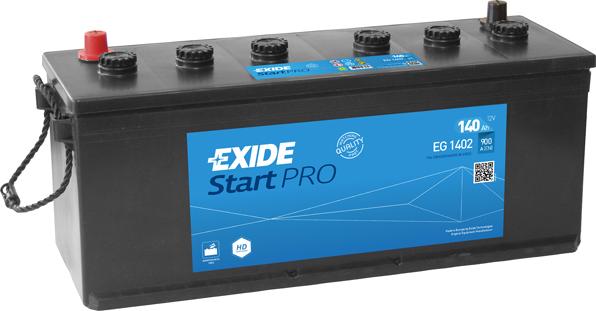 Exide EG1402 - Starter Battery autospares.lv