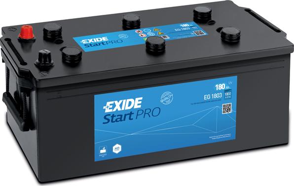 Exide EG1803 - Starter Battery autospares.lv